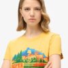 Dopasowany T-shirt w paski Outdoor Dopasowany T-shirt w paski Outdoor