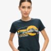 Dopasowany T-shirt w paski Outdoor Dopasowany T-shirt w paski Outdoor