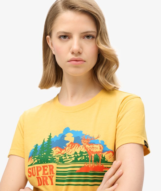 Dopasowany T-shirt w paski Outdoor Dopasowany T-shirt w paski Outdoor
