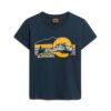 Dopasowany T-shirt w paski Outdoor Dopasowany T-shirt w paski Outdoor