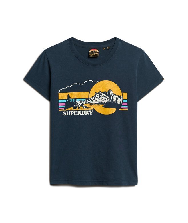 Dopasowany T-shirt w paski Outdoor Dopasowany T-shirt w paski Outdoor