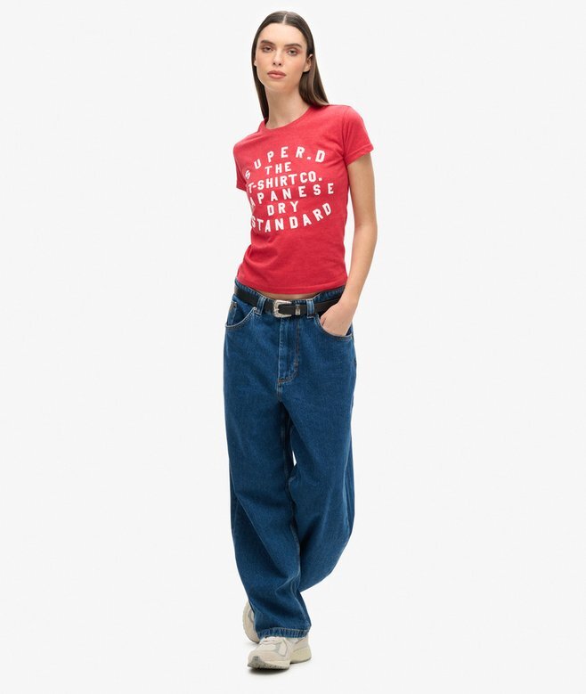 Dopasowany T-shirt z nadrukiem Puff Dopasowany T-shirt z nadrukiem Puff