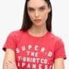 Dopasowany T-shirt z nadrukiem Puff Dopasowany T-shirt z nadrukiem Puff