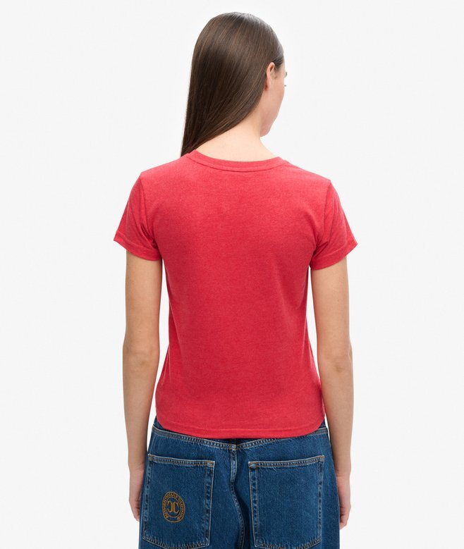 Dopasowany T-shirt z nadrukiem Puff Dopasowany T-shirt z nadrukiem Puff