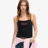 Dopasowany top na ramiączkach z logo Sportswear