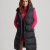 Długa Hooded kamizelka z kapturem Długa Hooded kamizelka z kapturem
