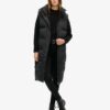 Długa kamizelka Puffer z kapturem Hooded Długa kamizelka Puffer z kapturem Hooded