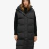 Długa kamizelka Puffer z kapturem Hooded Długa kamizelka Puffer z kapturem Hooded