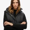 Długa kamizelka Puffer z kapturem Hooded Długa kamizelka Puffer z kapturem Hooded