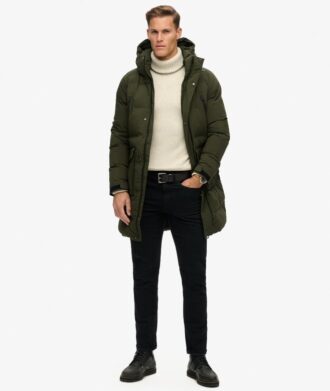 Długa kurtka Hooded z wyściółką