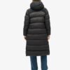 Długa kurtka Puffer z materiału ripstop Długa kurtka Puffer z materiału ripstop