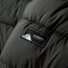 Długa kurtka Puffer z tkaniny ripstop Długa kurtka Puffer z tkaniny ripstop