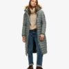 Długi płaszcz Puffer z kapturem Hooded Fuji Długi płaszcz Puffer z kapturem Hooded Fuji