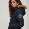 Długi płaszcz Puffer z kapturem Hooded Fuji Długi płaszcz Puffer z kapturem Hooded Fuji