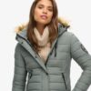 Długi płaszcz Puffer z kapturem Hooded Fuji Długi płaszcz Puffer z kapturem Hooded Fuji