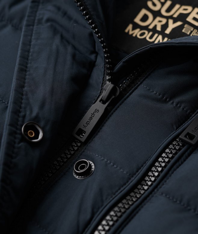 Długi płaszcz Puffer z kapturem Hooded Fuji Długi płaszcz Puffer z kapturem Hooded Fuji
