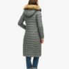 Długi płaszcz Puffer z kapturem Hooded Fuji Długi płaszcz Puffer z kapturem Hooded Fuji