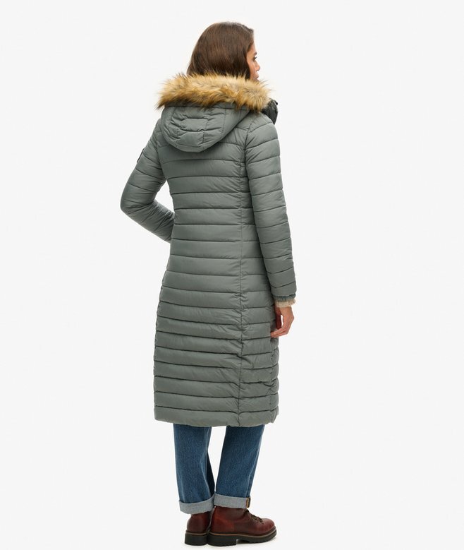 Długi płaszcz Puffer z kapturem Hooded Fuji Długi płaszcz Puffer z kapturem Hooded Fuji