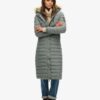 Długi płaszcz Puffer z kapturem Hooded Fuji Długi płaszcz Puffer z kapturem Hooded Fuji