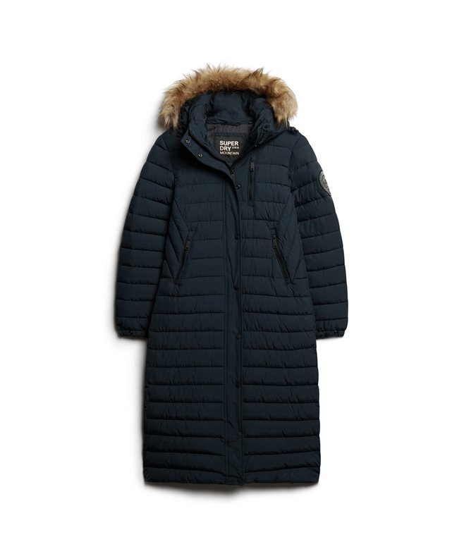 Długi płaszcz Puffer z kapturem Hooded Fuji Długi płaszcz Puffer z kapturem Hooded Fuji
