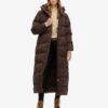 Długi puchowy płaszcz Hooded Długi puchowy płaszcz Hooded