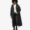 Długi puchowy płaszcz Hooded Długi puchowy płaszcz Hooded