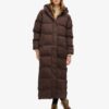 Długi puchowy płaszcz Hooded Długi puchowy płaszcz Hooded