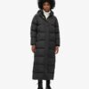 Długi puchowy płaszcz Hooded Długi puchowy płaszcz Hooded