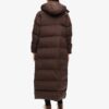 Długi puchowy płaszcz Hooded Długi puchowy płaszcz Hooded