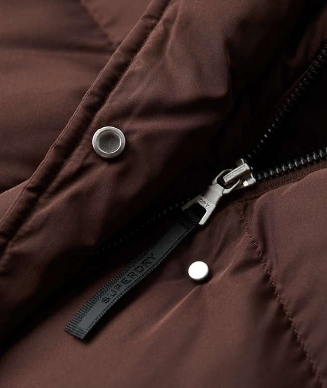 Długi puchowy płaszcz Hooded Długi puchowy płaszcz Hooded