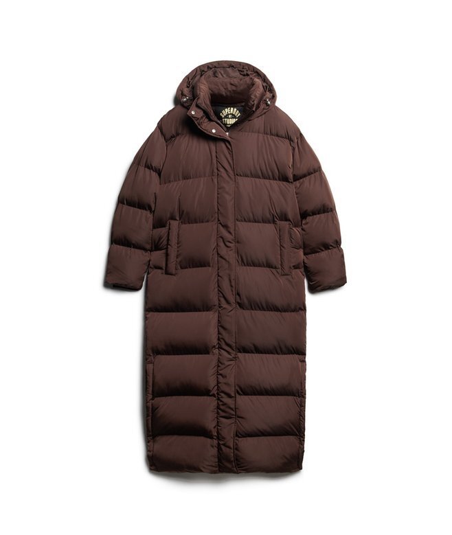 Długi puchowy płaszcz Hooded Długi puchowy płaszcz Hooded