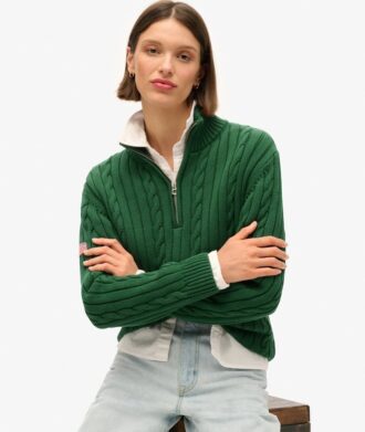 Dzianinowy sweter rugby typu Henley Dzianinowy sweter rugby typu Henley