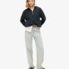 Dzianinowy sweter rugby typu Henley