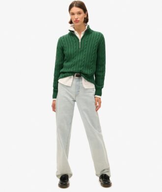Dzianinowy sweter rugby typu Henley Dzianinowy sweter rugby typu Henley
