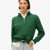 Dzianinowy sweter rugby typu Henley