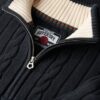 Dzianinowy sweter rugby typu Henley