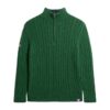 Dzianinowy sweter rugby typu Henley