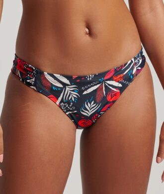 Figi bikini z marszczeniem z recyklingu