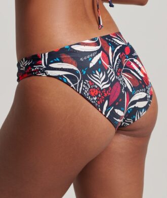 Figi bikini z marszczeniem z recyklingu