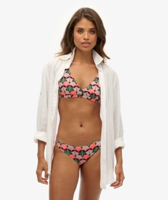 Górka bikini z trójkątnymi miseczkami i krzyżującymi się na plecach ramiączkami Górka bikini z trójkątnymi miseczkami i krzyżującymi się na plecach ramiączkami