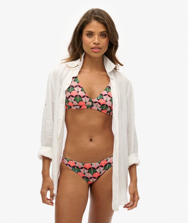 Górka bikini z trójkątnymi miseczkami i krzyżującymi się na plecach ramiączkami Górka bikini z trójkątnymi miseczkami i krzyżującymi się na plecach ramiączkami