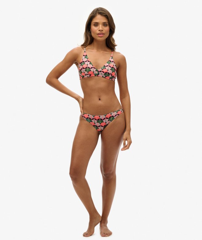 Górka bikini z trójkątnymi miseczkami i krzyżującymi się na plecach ramiączkami Górka bikini z trójkątnymi miseczkami i krzyżującymi się na plecach ramiączkami