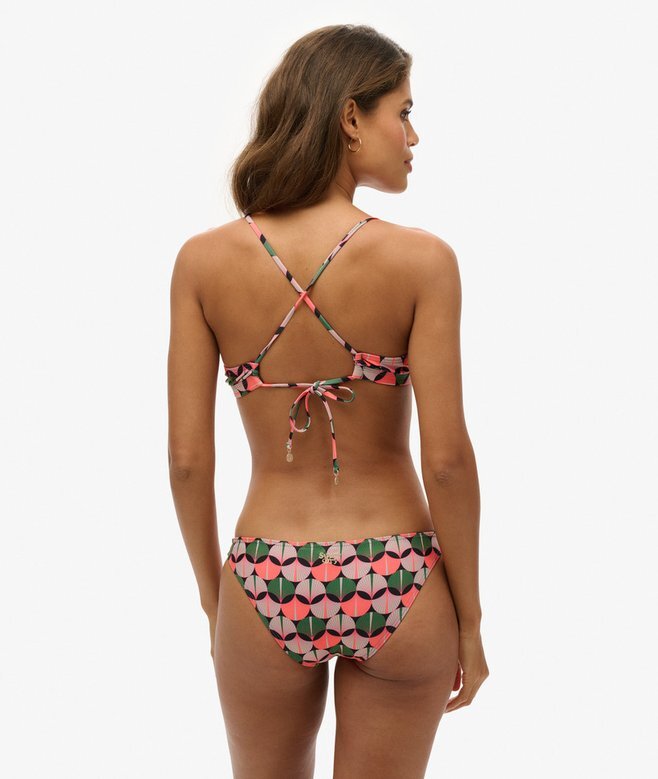 Górka bikini z trójkątnymi miseczkami i krzyżującymi się na plecach ramiączkami Górka bikini z trójkątnymi miseczkami i krzyżującymi się na plecach ramiączkami