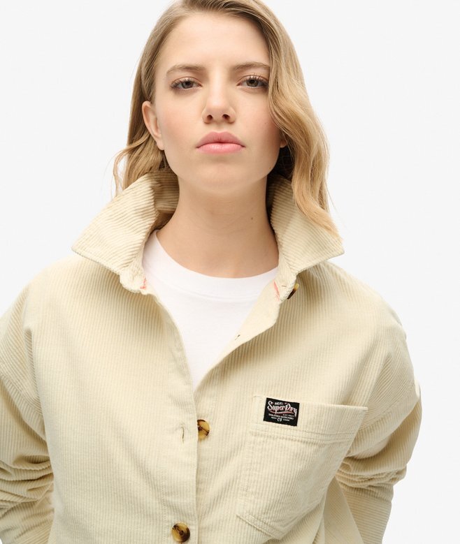 Gruba koszula z tkaniny corduroy Gruba koszula z tkaniny corduroy