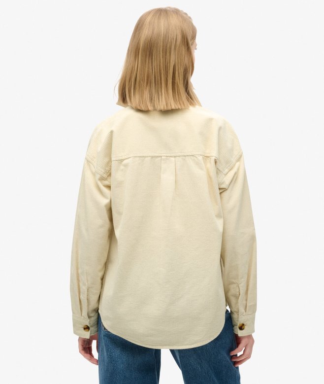 Gruba koszula z tkaniny corduroy Gruba koszula z tkaniny corduroy