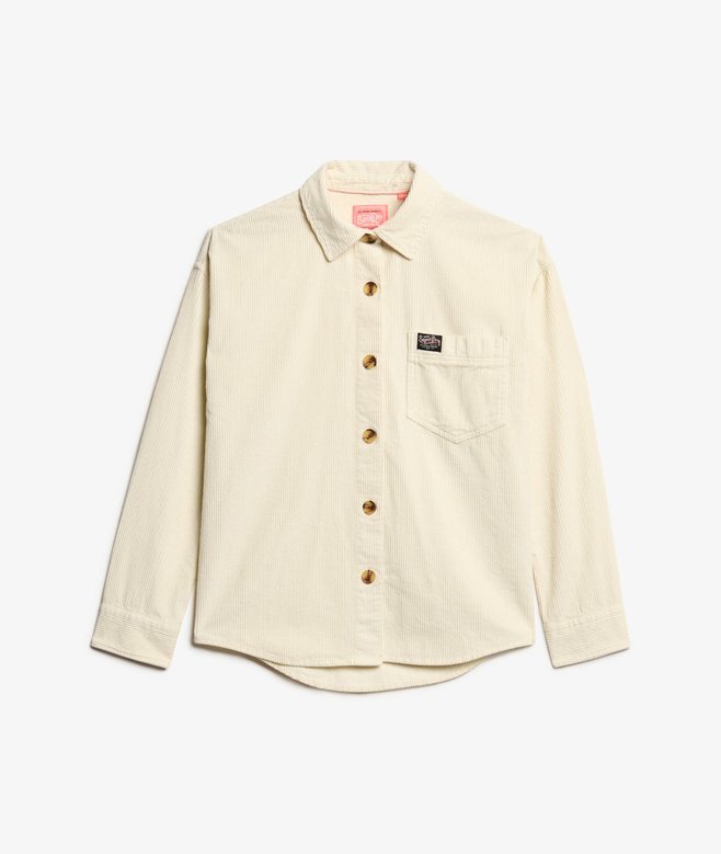 Gruba koszula z tkaniny corduroy Gruba koszula z tkaniny corduroy
