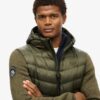 Hooded dzianinowa kurtka hybrydowa z kapturem Hooded dzianinowa kurtka hybrydowa z kapturem