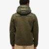Hooded dzianinowa kurtka hybrydowa z kapturem Hooded dzianinowa kurtka hybrydowa z kapturem