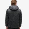 Hooded dzianinowa kurtka hybrydowa z kapturem Hooded dzianinowa kurtka hybrydowa z kapturem