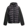 Hooded dzianinowa kurtka hybrydowa z kapturem Hooded dzianinowa kurtka hybrydowa z kapturem